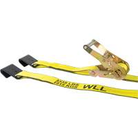 Winch Strap, Flat Hook, 2" W x 30' L, 3335 lbs. (1512 kg) Working Load Limit Southpoint Industrial Supply