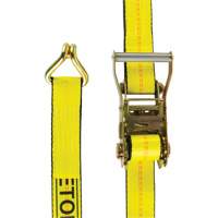Winch Strap, J-Hook, 2" W x 30' L, 3335 lbs. (1512 kg) Working Load Limit Southpoint Industrial Supply