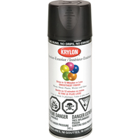 Industrial Acryli-Quik Lacquer, Black, Semi-Flat, 12 oz., Aerosol Can Southpoint Industrial Supply
