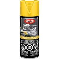 Farm & Implement Spray Paint, John Deere Yellow, High-Gloss, 12 oz., Aerosol Can Southpoint Industrial Supply