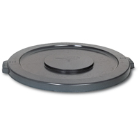 Couvercles ronds Brute, Couvercle plat, Plastique/Poly&eacute;thyl&egrave;ne, Convient aux contenants 15-5/8" dia. Southpoint Industrial Supply
