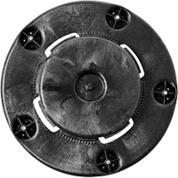 Brute&reg; Dolly, Polyethylene, Black, Fits: 20 - 55 US Gal. Southpoint Industrial Supply