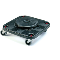 Socles roulants  Brute, carr&eacute;s, Poly&eacute;thyl&egrave;ne, Noir Southpoint Industrial Supply