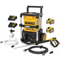 2X20V MAX* Brushless Pressure Washer Kit with FLEXVOLT&reg;, Battery Powered, 1600 PSI, 1.2 GPM Southpoint Industrial Supply