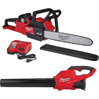 Ensemble souffleuse & scie &agrave; chaîne sans fil, 16", &agrave; pile, 18 V Southpoint Industrial Supply