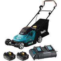 36V 5.0 Ah LXT Lawn Mower Kit, Push Walk-Behind, Battery Powered, 17" Cutting Width Southpoint Industrial Supply