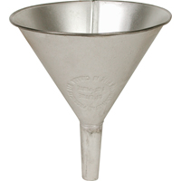 Utility Funnels, Galvanized Steel, 0.5 gal. Capacity NB029 | Southpoint Industrial Supply