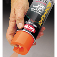 Industrial Quik-Mark Solvent-Based Inverted Marking Paint, 17 oz., Aerosol Can Southpoint Industrial Supply