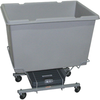 Scale Carts, Polyethylene, 33" L x 23" W x 33" H, 7 cu. ft. Volume, 250 lbs. Capacity NC473 | Southpoint Industrial Supply