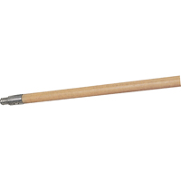 Structural Foam Push Broom Handle, Wood, ACME Threaded Tip, 15/16" Diameter, 60" Length NC750 | Southpoint Industrial Supply