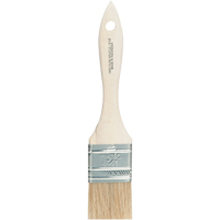 Paint Brush, White China, Wood Handle, 1-3/4" Width ND936 | Southpoint Industrial Supply