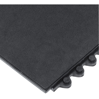 24/Seven&reg; Matting, Rubber, 3' W x 3' L, 5/8" Thick, Black Southpoint Industrial Supply