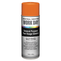 Industrial Enamel Paint, Orange, Gloss, 10 oz., Aerosol Can NI474 | Southpoint Industrial Supply