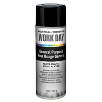 Industrial Enamel Paint, Black, Gloss, 10 oz., Aerosol Can NI478 | Southpoint Industrial Supply