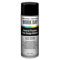 Industrial Enamel Paint, Black, Very Flat, 10 oz., Aerosol Can NI492 | Southpoint Industrial Supply