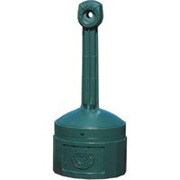 Smoker’s Cease-Fire<sup>®</sup> Cigarette Butt Receptacle, Free-Standing, Plastic, 4 US gal. Capacity, 38-1/2" Height NI695 | Southpoint Industrial Supply