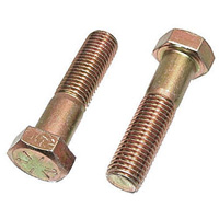 Hex Cap Screw, 3/8" Dia., 4" L, Stainless Steel, Coarse NIQ796 | Southpoint Industrial Supply