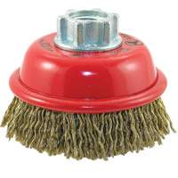 Brosse-boisseau &agrave; fils ondul&eacute;s MAXI-CRIMPED de premi&egrave;re qualit&eacute; Southpoint Industrial Supply