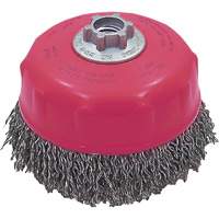 Brosse-boisseau &agrave; fils ondul&eacute;s MAXI-CRIMPED de premi&egrave;re qualit&eacute; Southpoint Industrial Supply