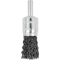 Brosse &agrave; fils cr&ecirc;p&eacute;s mont&eacute;e sur mandrin E050-20, 1/2", Fils 0,02", Tige 1/4" Southpoint Industrial Supply