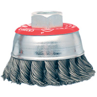 High-Performance Knot Twisted Cup Brush, 3" Dia. x 10mm x 1.25" Arbor Southpoint Industrial Supply
