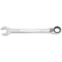 Long Pattern Reversible Ratcheting Combination Wrench, 7/16", Chrome Finish Southpoint Industrial Supply