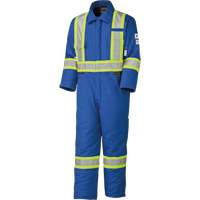 5522A High Visibility FR Rated & Arc Rated Safety Coveralls, Size 2X-Large, Royal Blue, 58 cal/cm² Southpoint Industrial Supply
