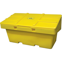 Salt Sand Container SOS™, With Hasp, 72" x 36" x 36", 36 cu. Ft., Yellow NJ119 | Southpoint Industrial Supply