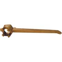Drum Plug Wrench, 12" Handle, Bronze NJE705 | Southpoint Industrial Supply
