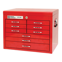 PRO+ Series Top Chest, 26" W, 9 Drawers, Red Southpoint Industrial Supply