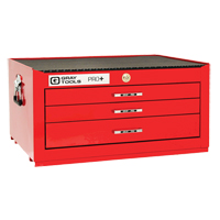 PRO+ Series Intermediate Chest, 26" W, 3 Drawers, Red Southpoint Industrial Supply