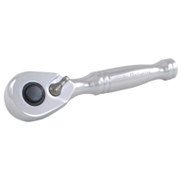 Quick-Release Stubby Ratchet Wrench, 1/4" Drive, Cushion Grip Handle Southpoint Industrial Supply