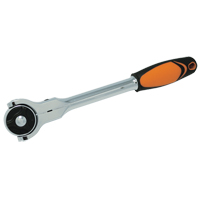Quick-Release Swivel Ratchet Wrench, 3/8" Drive, Cushion Grip Handle Southpoint Industrial Supply