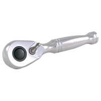 Stubby Quick-Release Ratchet Wrench, 3/8" Drive, Plain Handle Southpoint Industrial Supply