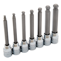 Long Metric Ball Nose Socket Set, 7 Pcs Southpoint Industrial Supply