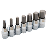 Standard Metric Socket Set, 7 Pcs Southpoint Industrial Supply