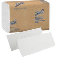Scott<sup>®</sup> Essential Multi-Fold Paper Towels, 1 Ply, 9-2/5" L x 9-1/5" W, 250 /Pack NJI996 | Southpoint Industrial Supply