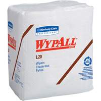 WypAll<sup>®</sup> L20 Single-Use Towels, All-Purpose, 12-1/2" L x 12" W NJJ030 | Southpoint Industrial Supply