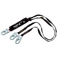 PRO Shock-Absorbing Lanyard, 6', Snap Hook Center, Snap Hook Leg Ends, Kevlar&reg; Southpoint Industrial Supply