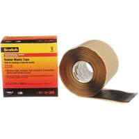 Scotch&reg; Rubber Mastic Tape 2228, 50.8 mm (2") x 3 m (10'), Black Southpoint Industrial Supply
