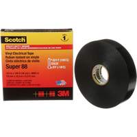 Ruban isolant Super 88 de calibre professionnel Scotch, 19 mm (3/4") la x 32,9 m (108') lo, 8,5 mils, Noir Southpoint Industrial Supply