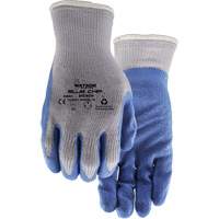 Stealth Blue Chip Coated Gloves, Large, Rubber Latex Coating, 10 Gauge, Polyester Shell Southpoint Industrial Supply