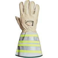 Gants de monteur de lignes pour lhiver avec bandes r&eacute;fl&eacute;chissantes 6" Endura, Moyen, Paume en Cuir de cheval, Doublure en Thinsulate Southpoint Industrial Supply