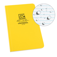 Field-Flex Bound Book, Soft Cover, Yellow, 128 Pages, 4-5/8" W x 7-1/4" L Southpoint Industrial Supply
