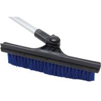 Snow Brush, Telescopic, Polypropylene Blade, 32-1/2" Long, Blue Southpoint Industrial Supply