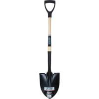 Round Point Shovel, Tempered Steel Blade, Hardwood, D-Grip Handle NN243 | Southpoint Industrial Supply