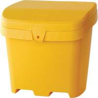 Salt & Sand Container, With Hasp, 21" x 27" x 26", 4.24 cu. ft., Yellow NO614 | Southpoint Industrial Supply