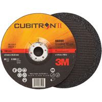 Meules &agrave; moyeu d&eacute;port&eacute; Cubitron II, 4" x 1/4", Arbre 3/8", Type 27 Southpoint Industrial Supply