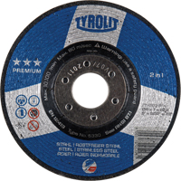 Premium 2-in-1 Grinding Wheel, 6" x 9/32", 7/8" Arbor, Type 27 Southpoint Industrial Supply