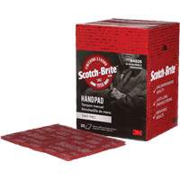 Tampons manuels Scotch-Brite 7447, Oxyde d'aluminium, 9" x 6", Grain Tr&egrave;s fin Southpoint Industrial Supply